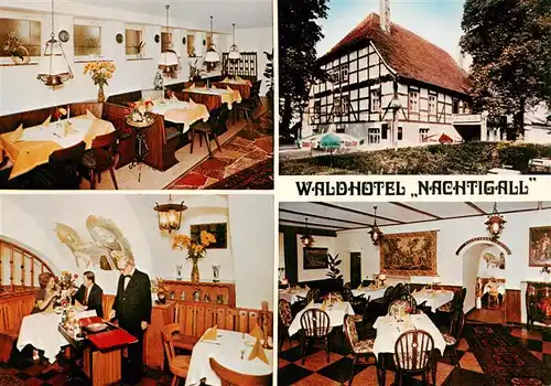 AK / Ansichtskarte  Schloss_Neuhaus_Paderborn Waldhotel Nachtigall Gastraeume 