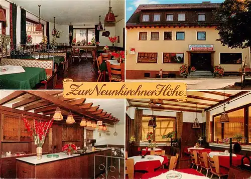 AK / Ansichtskarte 73894523 Brandau_Modautal Gasthaus Neunkirchner Hoehe Gastraeume Theke Brandau Modautal