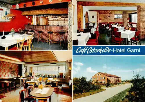 AK / Ansichtskarte  Nieblum Cafe Osterheide Hotel Garni Bar Gastraeume Nieblum