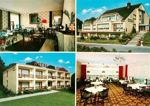 AK / Ansichtskarte  Bad_Segeberg Hotel B 404 und Hotel Haus Stefanie Gastraeume Bad_Segeberg