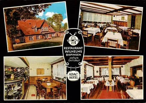 AK / Ansichtskarte 73894556 Bispingen Restaurant Wilhelms Gastraeume Theke Bispingen