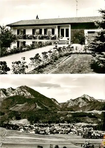 AK / Ansichtskarte  Bergen_Chiemgau Haus Josef Schurt Panorama Bergen Chiemgau