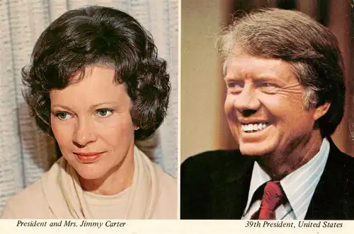 AK / Ansichtskarte  Politik_Politics_Politique President an Mrs. Jimmy Carter  