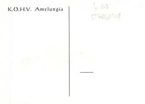 AK / Ansichtskarte  Studentika Wien Amelungia 