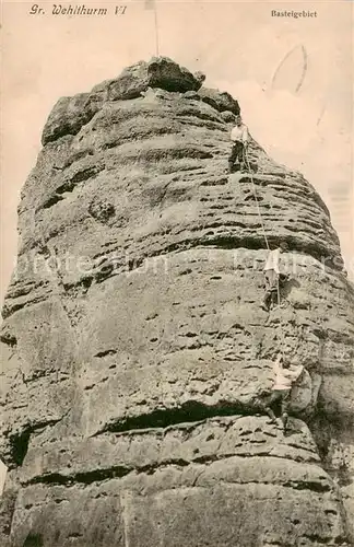 AK / Ansichtskarte  Klettern_Bergsteigen_Climbing_Grimper Gr. Wehlthurm VI 