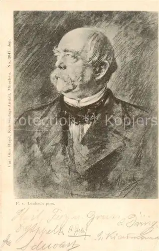 AK / Ansichtskarte  Bismarck F. v. Lenbach pinx. 