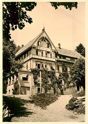 AK / Ansichtskarte  Todtnauberg Hotel zum Sternen Todtnauberg