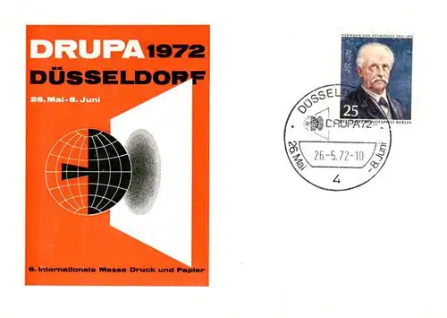 AK / Ansichtskarte  Duesseldorf DRUPA 1972 Messe Duesseldorf