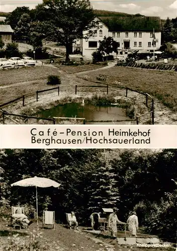 AK / Ansichtskarte  Berghausen_Schmallenberg Cafe Pension Heimkehof Berghausen_Schmallenberg