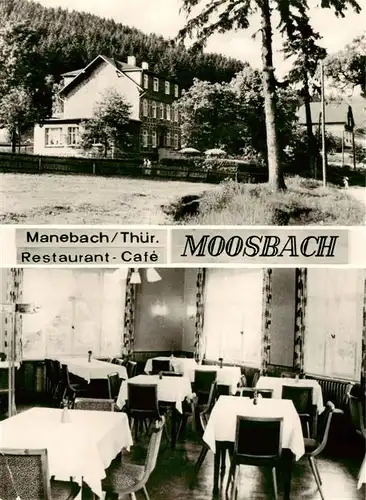 AK / Ansichtskarte 73894894 Manebach Restaurant Cafe Moosbach Manebach