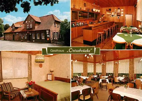 AK / Ansichtskarte 73894899 Winsen_Aller Gasthaus oertzebruecke Bar Gastraeume Zimmer Winsen_Aller