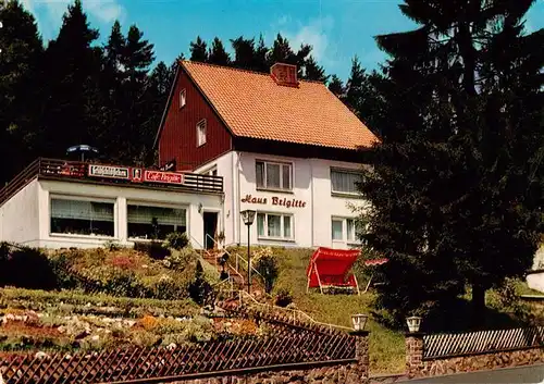 AK / Ansichtskarte  Altenau_Harz Privatpension Haus Brigitte Cafe Terrasse Altenau Harz