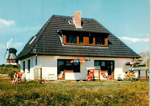AK / Ansichtskarte  Sueddorf_Amrum_Nordseebad Ferienhaus an der Muehle Sueddorf_Amrum_Nordseebad