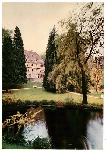 AK / Ansichtskarte  Bad_Harzburg Ettershaus der Hertha von Siemens-Stiftung Park Teich Bad_Harzburg