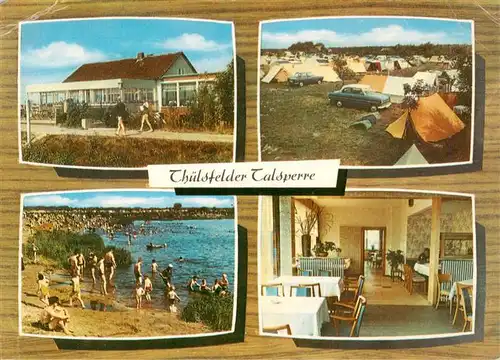 AK / Ansichtskarte  Thuelsfelder_Talsperre_Cloppenburg Strandhotel Dittrich Campingplatz Restaurant Strand 