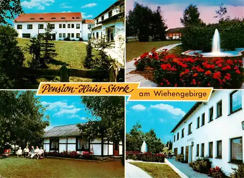 AK / Ansichtskarte  Bad_Holzhausen_Luebbecke_Preussisch_Oldendorf_NRW Pension Haus Stork am Wiehengebirge 