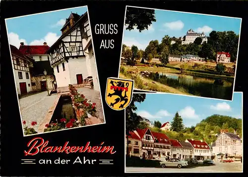 AK / Ansichtskarte  Blankenheim_Ahr Ortszentrum Blick zum Schloss Blankenheim_Ahr