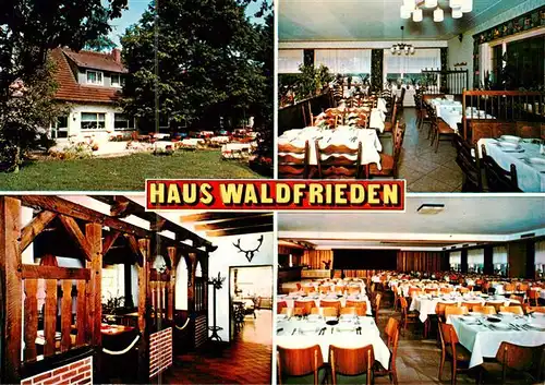 AK / Ansichtskarte  Duelmen Gasthaus Waldfrieden am Wildpark Gastraeume Duelmen