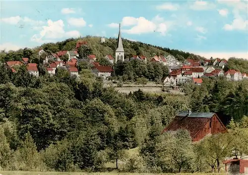 AK / Ansichtskarte  Oerlinghausen Panorama Blick zur Kirche Bergstadt Teutoburger Wald Oerlinghausen