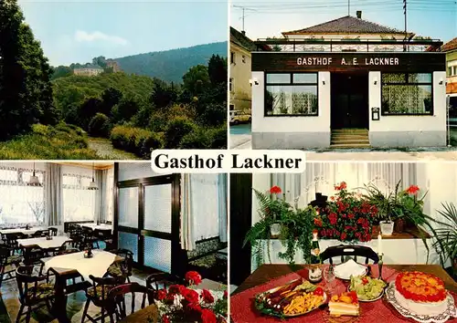 AK / Ansichtskarte  Lockenhaus Gasthof Lackner Gastraeume Lockenhaus