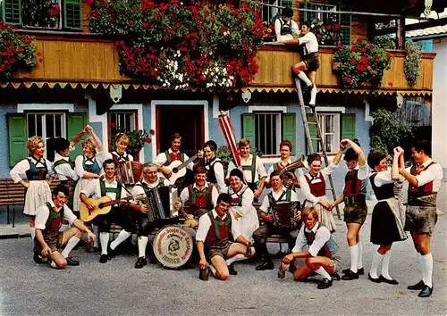 AK / Ansichtskarte 73895182 St_Johann_Tirol Jodler Tanz und Schuhplattlergruppe Hans Hauser St_Johann_Tirol