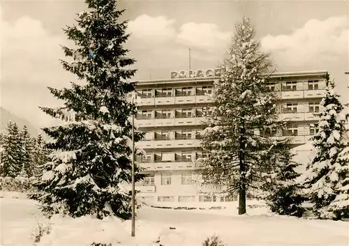 AK / Ansichtskarte  Novy_Smokovec_Neuschmecks_SK Hotel Palace Vysoke Tatry Hohe Tatra im Winter 