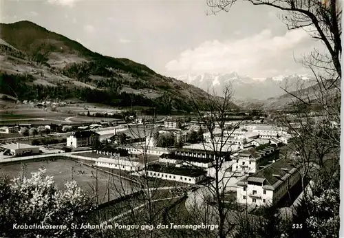 AK / Ansichtskarte  St_Johann_Pongau Panorama Krobatinkaserne Blick gegen das Tennengebirge St_Johann_Pongau