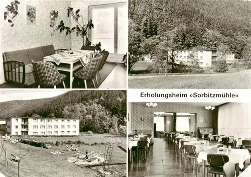 AK / Ansichtskarte 73895223 Doeschnitz_Thueringen Erholungsheim Sorbitzmuehle Speiseraum 