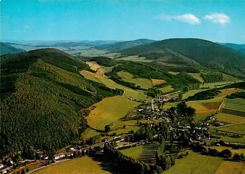 AK / Ansichtskarte  Sundern_Sauerland Pension Osebold Fliegeraufnahme Sundern_Sauerland