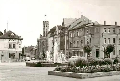 AK / Ansichtskarte  Meuselwitz Blick zum Rathaus Meuselwitz