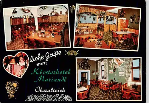 AK / Ansichtskarte  Oberalteich Klosterhotel Mariandl Gastraeume Oberalteich