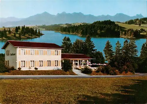 AK / Ansichtskarte  Rosshaupten_Forggensee_Bayern Rasthaus am Forggensee Panorama 