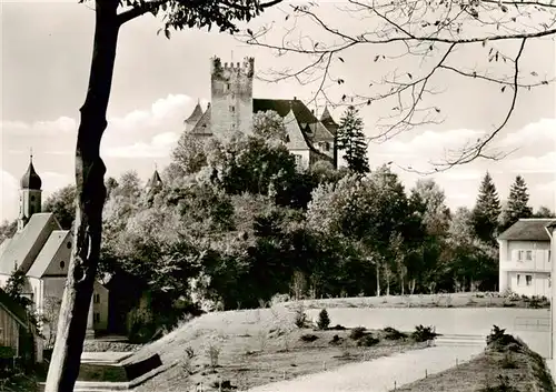 AK / Ansichtskarte  Reisensburg Schloss Kirche Schulgelaende Reisensburg