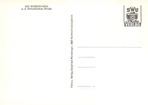 AK / Ansichtskarte  Bieberehren Fachwerkhaus Panorama Bruecke Kirche Bieberehren