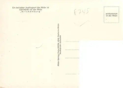 AK / Ansichtskarte  Ostheim__Rhoen Altstadt Kirchenburg 