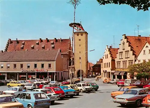 AK / Ansichtskarte  Hassfurt Marktplatz Hassfurt