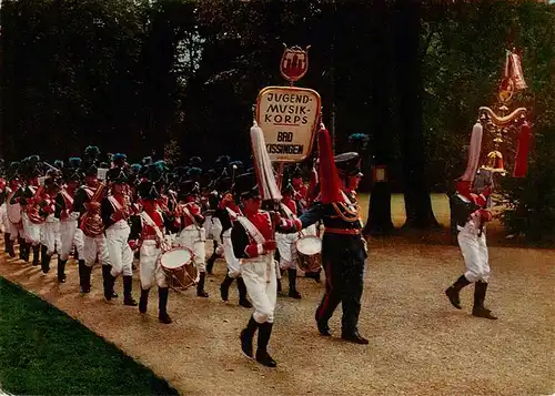 AK / Ansichtskarte  Bad_Kissingen Jugendmusikkorps in Traditionsuniform Bad_Kissingen