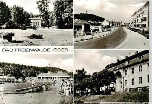 AK / Ansichtskarte  Bad_Freienwalde Kurpark Beethovenstrasse Bad Oberschule German Titow Bad_Freienwalde