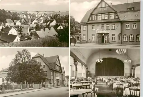 AK / Ansichtskarte  Weissenborn_Thueringen_Bad_Klosterlausnitz Panorama HOG und FDGB Vertragsheim Thueringer Hof Gastraum 