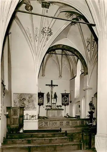 AK / Ansichtskarte  Kronenburg_Eifel Kath Pfarrkirche St Johannes Inneres Kronenburg Eifel