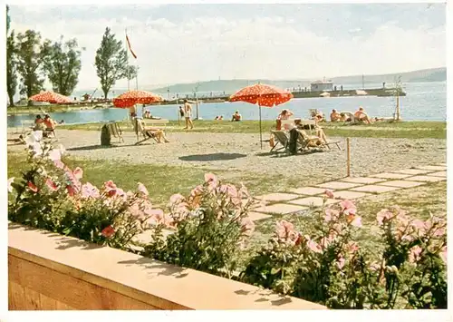 AK / Ansichtskarte  Unteruhldingen-Muehlhofen_Bodensee Strandbad 