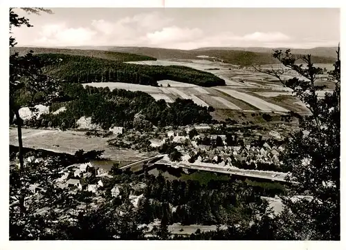 AK / Ansichtskarte  Bodenwerder Panorama Jod Solebad Bodenwerder