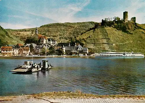 AK / Ansichtskarte  Beilstein_Mosel Karmelitenkloster und Burgruine Metternich Dornroeschen der Mosel Beilstein_Mosel