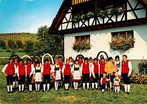 AK / Ansichtskarte  Sasbachwalden Volkstanzgruppe Sasbachwalden 1955 Sasbachwalden