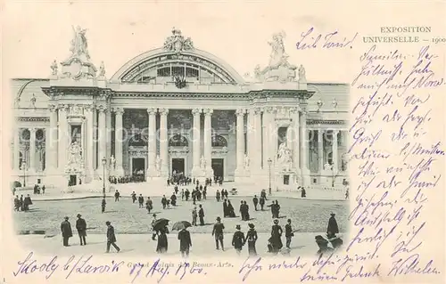 AK / Ansichtskarte  Exposition_Universelle_Paris_1900 Grand Palais des Beaux Arts 