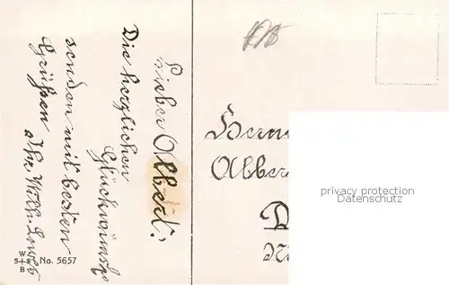 AK / Ansichtskarte 73895586 Verlag_WS_SB_Nr. Nr.5657 Etwas fuers Herz 