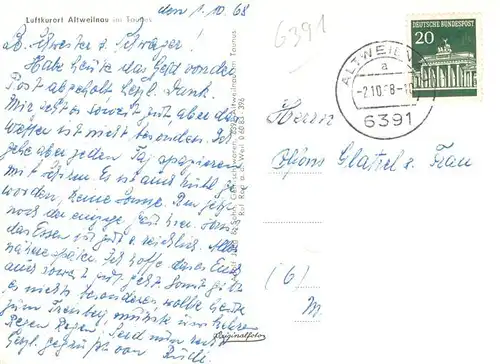 AK / Ansichtskarte  Altweilnau_Alt-Weilnau_Weilrod Ortsansicht mit Kirche 