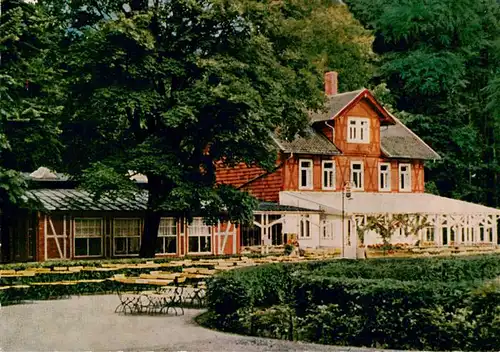 AK / Ansichtskarte  Schoeppenstedt Waldgaststaette Tetzelstein im Elm Schoeppenstedt