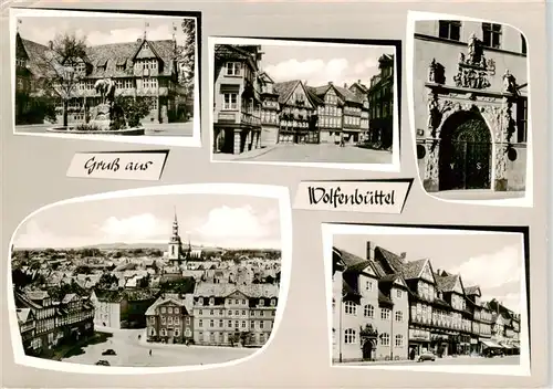 AK / Ansichtskarte 73895611 Wolfenbuettel Motive Altstadt Stadtpanorama Wolfenbuettel