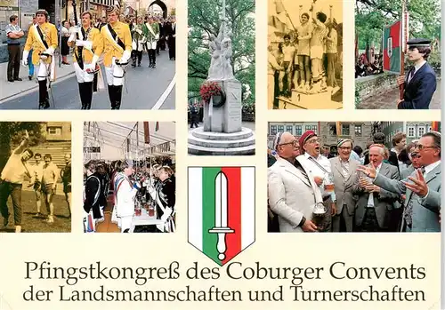 AK / Ansichtskarte 73895619 Coburg Pfingstkongress des Coburger Convents der Landsmannschaften und Turnerschaften Nr. 10 Coburg